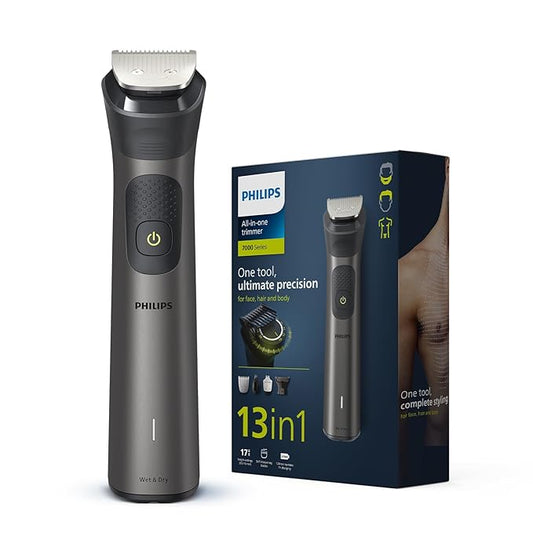 Philips India's No.1 Men's Trimmer | 13-in-1 – Face, Body & Private Parts |120 Min Runtime | MG7920/65