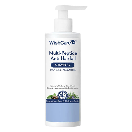 WishCare Multi-Peptide Anti Hairfall Shampoo, 250ml
