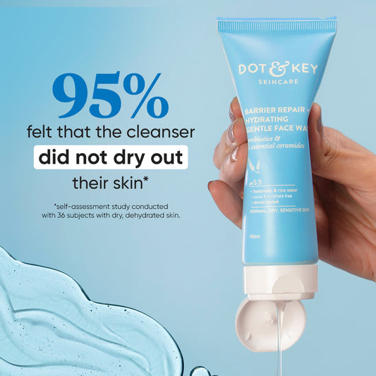 DOT & KEY Barrier Repair + Hydrating Face Wash | 100ml