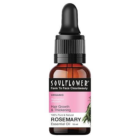 Soulflower Rosemary Essential Oil, 15ml