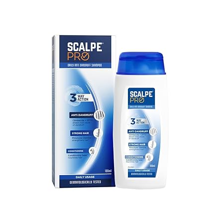 Scalpe Pro Daily Anti-Dandruff Shampoo | For Women & Men | 100Ml