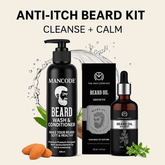 Anti-Itch Beard Kit – Cleanse + Calm