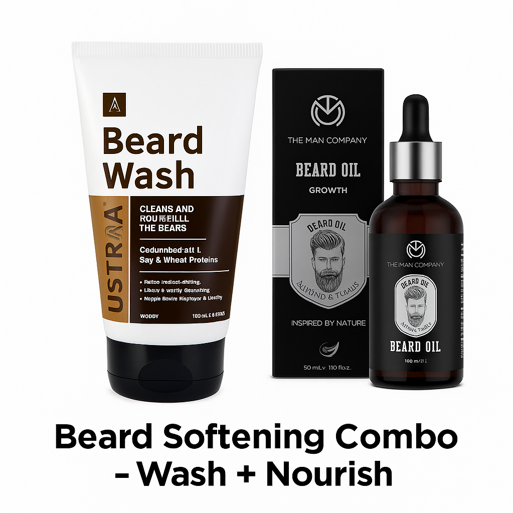 Beard Softening Combo – Wash + Nourish