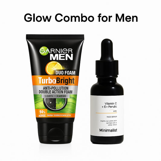 Glow Combo for Men – Brightening + Pollution Defense