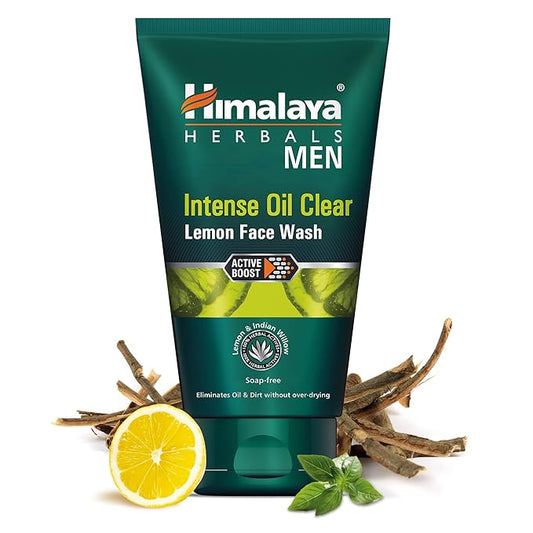 Himalaya MEN Intense Oil Clear Lemon Face Wash, 100ml