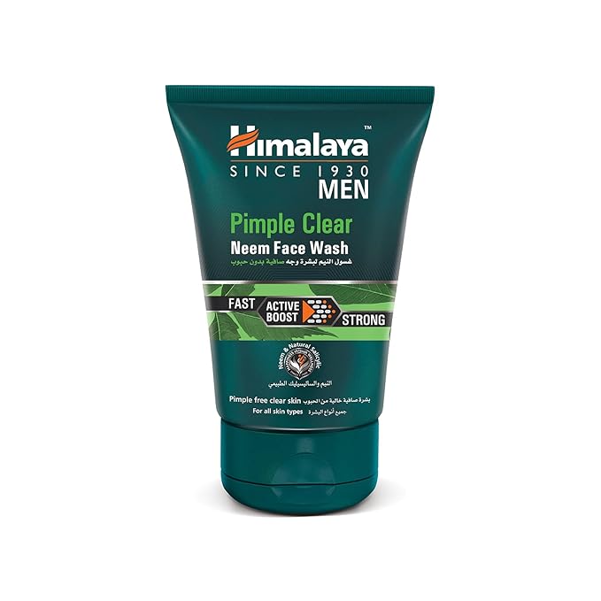 Himalaya Herbls Men Pimple Clear Neem Face Wash, 100ml