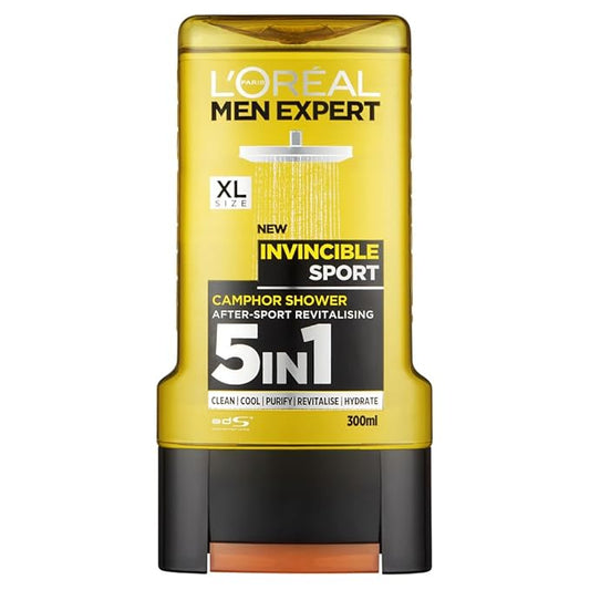 L'Oreal Paris Men's Expert Shower Gel 300ML (Invincible Sport)