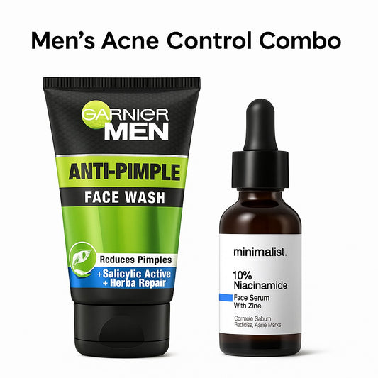 Men’s Acne Control Combo – Cleanse + Correct