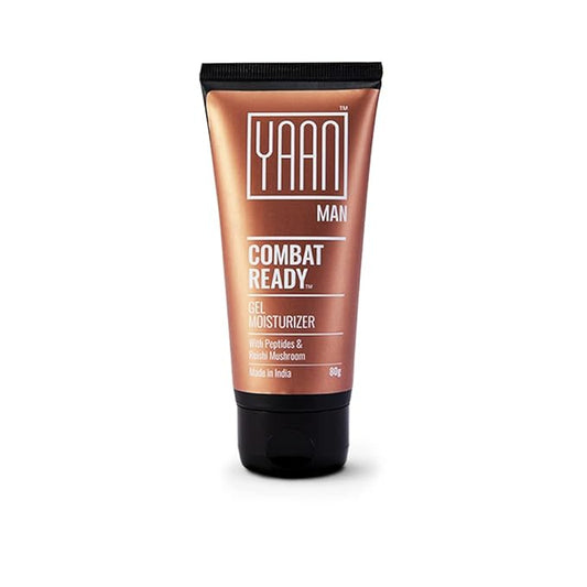Yaan Man Gel Moisturizer for Men, 80g | Anti-Ageing & Anti-Pollution | Hydrating and Light Weight, Non Sticky | With Peptides and Reshi Mushroom