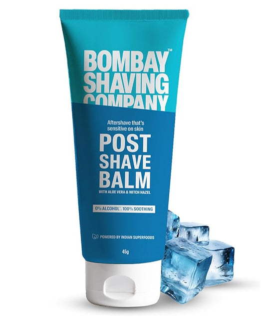 Bombay Shaving Company Post-Shave Balm with Witch Hazel, Alcohol Free - 100 g | Made in India