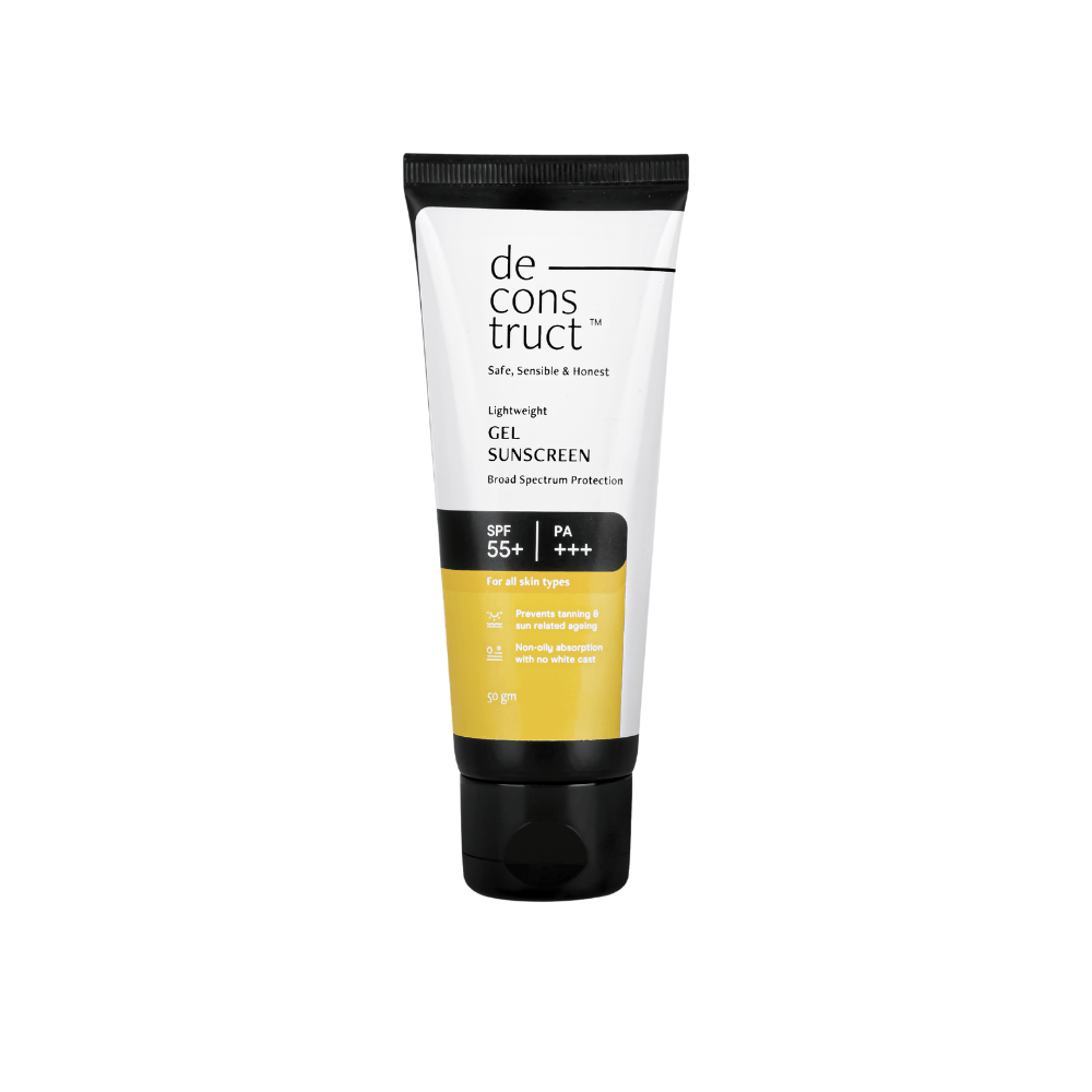 Deconstruct Lightweight Gel Sunscreen- SPF 55+ | PA+++ (50g)