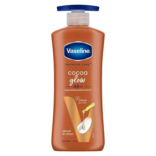 Vaseline Cocoa Glow Lotion, 100% Pure Cocoa & Shea Butter | 400 ml