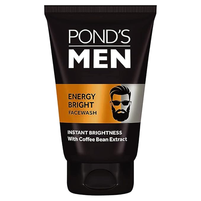 Pond's Men Energy Bright Anti-Dullness Facewash With Coffee Bean, 100 g
